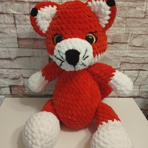 Amigurumi horgolt plüss róka, Játék & Sport, Plüssállat & Játékfigura, Róka, , MESKA