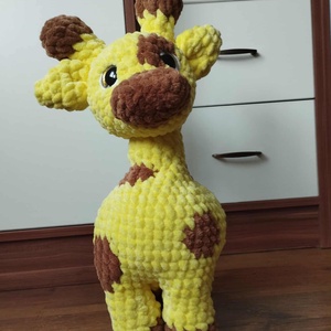Amigurumi horgolt plüss zsiráf - játék & sport - plüssállat & játékfigura - zsiráf - Meska.hu
