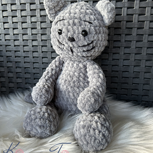 28 cm-es amigurumi horgolt cica, Játék & Sport, Plüssállat & Játékfigura, Cica, Horgolás, MESKA