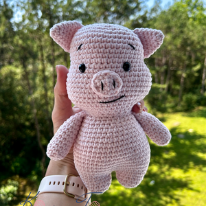 Horgolt amigurumi malac - Meska.hu