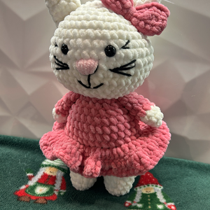 30 cm-es amigurumi horgolt cica - játék & sport - plüssállat & játékfigura - cica - Meska.hu