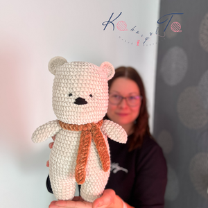 33 cm-es amigurumi horgolt maci - játék & sport - plüssállat & játékfigura - maci - Meska.hu