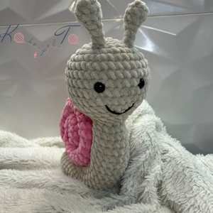 26 cm-es amigurumi horgolt csiga - játék & sport - plüssállat & játékfigura - csiga - Meska.hu