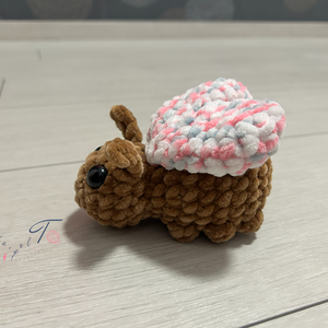 Amigurumi horgolt szerelmes bogár - játék & sport - plüssállat & játékfigura - más figura - Meska.hu