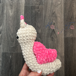 Amigurumi horgolt szerelmes csiga - játék & sport - plüssállat & játékfigura - csiga - Meska.hu