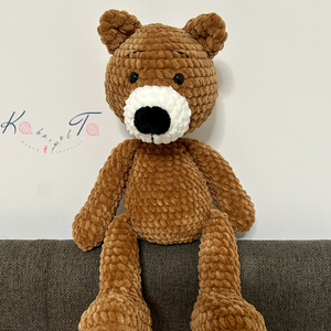 40 cm-es amigurumi horgolt maci - játék & sport - plüssállat & játékfigura - maci - Meska.hu