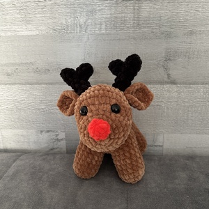Amigurumi horgolt rénszarvas - játék & sport - plüssállat & játékfigura - más figura - Meska.hu