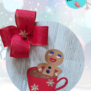 Mézi + kávé, kézzel festett, újrahasznosított laminált parkettára, polcra, lakásdekoráció - karácsony - karácsonyi lakásdekoráció - karácsonyi lakásdíszek - Meska.hu