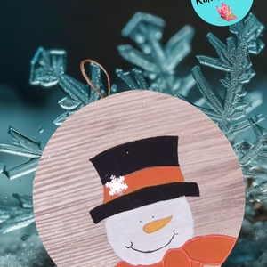 Hóember 3 - karácsony - adventi díszek - adventi ablakdekoráció - Meska.hu