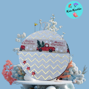 Karácsonyi ajtódísz autós - otthon & életmód - dekoráció - ajtó- és ablak dekoráció - ajtódísz & kopogtató - Meska.hu