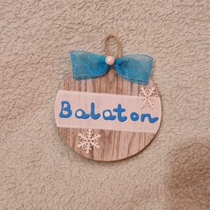 Balatoni táblácska - otthon & életmód - dekoráció - asztal és polc dekoráció - asztaldísz - Meska.hu