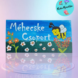 Csoportnév tábla, Játék & Sport, Ovis felszerelés, Egyéb ovis kiegészítő, Festészet, Festett tárgyak, MESKA