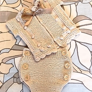 Unisex bébi szett  - baba - mama - babaruházat - babaruha szett - Meska.hu