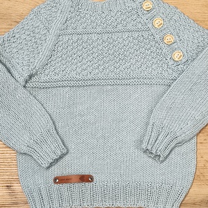 Sportos kisfiú pulóver  - ruha & divat - gyerekruha - pulóver - Meska.hu