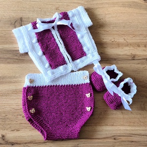 Bébi szett kislányoknak  - baba - mama - babaruházat - babaruha szett - Meska.hu