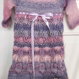  Csipkés hosszú ruha szett kislányoknak  - baba - mama - babafotózás - szett újszülött fotózásra - Meska.hu