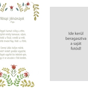 Március 8-as képeslap,  fényképes üdvözlőlap, nőnapra. - otthon & lakás - dekoráció - kép & falikép - képkeret - Meska.hu
