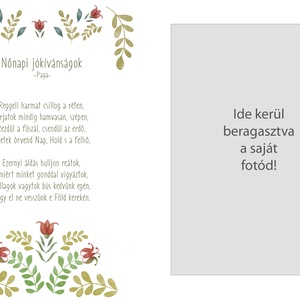 Március 8-as képeslap,  fényképes üdvözlőlap, nőnapra. - otthon & életmód - dekoráció - kép & falikép - képkeret - Meska.hu