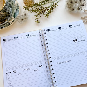 2026 Határidőnapló nőknek - otthon & életmód - papír, írószer - naptár & tervező - Meska.hu