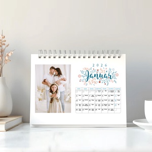 2026-os személyre szabható 13 oldalas, színes,  fényképes asztali naptár.  - Meska.hu