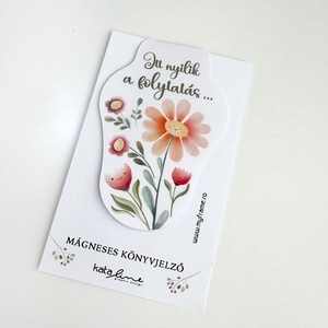 Itt nyílik-Mágneses könyvjelző - könyv & zene - könyvjelző - Meska.hu