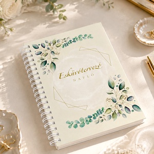 Esküvőtervező napló, Esküvő, Emlék & Ajándék, Vendégkönyv, Fotó, grafika, rajz, illusztráció, MESKA