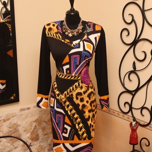 Láncmintás, egzotikus alkalmi ruha -  - Meska.hu