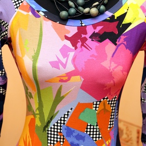 Színes art pöttyös ruha  -  - Meska.hu