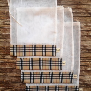 Burberry kockás öko tasak szett 4 darabos XL -  - Meska.hu