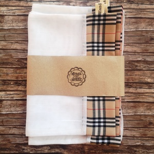 Burberry kockás öko tasak szett 5 darabos Zero Waste - táska & tok - bevásárlás & shopper táska - zöldség/gyümölcs zsák - Meska.hu