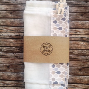Cseppmintás tüll öko tasak szett 5 darabos Zero Waste - táska & tok - bevásárlás & shopper táska - zöldség/gyümölcs zsák - Meska.hu
