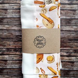 Kenyeres, pékáru mintás  öko tasak szett 5 darabos Zero Waste - táska & tok - bevásárlás & shopper táska - zöldség/gyümölcs zsák - Meska.hu