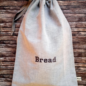 Bread hímzett lenvászon kenyeres zsák -  - Meska.hu