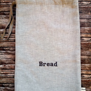 Bread hímzett lenvászon kenyeres zsák -  - Meska.hu