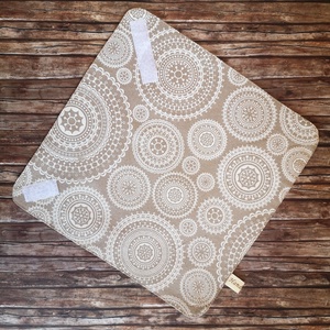 Újraszalvéta - Mandala mintás Új minta!  Zero Waste - táska & tok - uzsonna- & ebéd tartó - szendvics csomagoló - Meska.hu