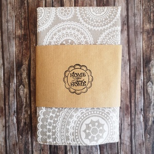 Újraszalvéta - Mandala mintás Új minta!  Zero Waste - táska & tok - uzsonna- & ebéd tartó - szendvics csomagoló - Meska.hu
