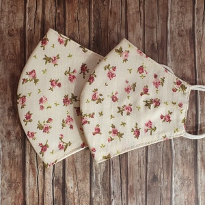 Anya -lánya, testvér virágos kétrétegű arcmaszk, maszk szett - női - női - Meska.hu