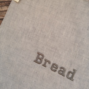  Bread hímzett - újraszalvéta Zero Waste - táska & tok - uzsonna- & ebéd tartó - szendvics csomagoló - Meska.hu