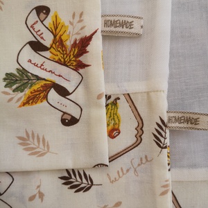 Vintage öko tasak szett 5 darabos Zero Waste - táska & tok - bevásárlás & shopper táska - zöldség/gyümölcs zsák - Meska.hu