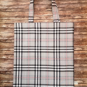 Burberry bevásárló táska klasszikus elegancia - szatyor Zero Waste - táska & tok - bevásárlás & shopper táska - shopper, textiltáska, szatyor - Meska.hu