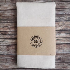 Natúr lenvászon újraszalvéta Zero Waste - táska & tok - uzsonna- & ebéd tartó - szendvics csomagoló - Meska.hu