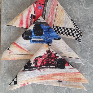  Forma 1  szalvéta vagy zsebkendő szett - szépségápolás - egészségmegőrzési kellékek - Meska.hu