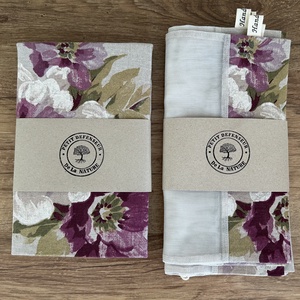 Madaras, virágos bevásárló szett, táska, öko tasak,  Zerowaste - táska & tok - bevásárlás & shopper táska - shopper, textiltáska, szatyor - Meska.hu