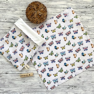 Pillangós újraszalvéta + snackbag  - Zero Waste szett - táska & tok - uzsonna- & ebéd tartó - szendvics csomagoló - Meska.hu