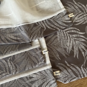 Bevásárló szett szürke/fehér szín táska, öko tasak, neszivel Zerowaste - táska & tok - bevásárlás & shopper táska - shopper, textiltáska, szatyor - Meska.hu