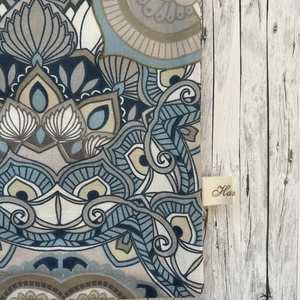 Mandala mintás pékárus, uzsonnás zsák -  Zero Waste - táska & tok - bevásárlás & shopper táska - kenyeres zsák - Meska.hu