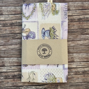 Levendula mintás pékárus vagy kenyeres zsák Zero Waste - táska & tok - bevásárlás & shopper táska - kenyeres zsák - Meska.hu