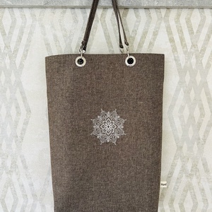 Mandala - hímzett bevásárló táska - szatyor - táska & tok - bevásárlás & shopper táska - shopper, textiltáska, szatyor - Meska.hu