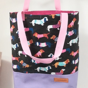 Mintás textil táska, shopper - Meska.hu