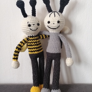 Bogyó és Babóca; Baltazár a méhecske és Vendel a szarvasbogár - játék & sport - plüssállat & játékfigura - más figura - Meska.hu